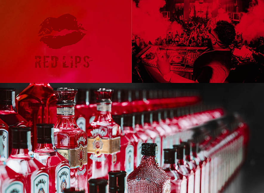 性感红唇冰淇淋