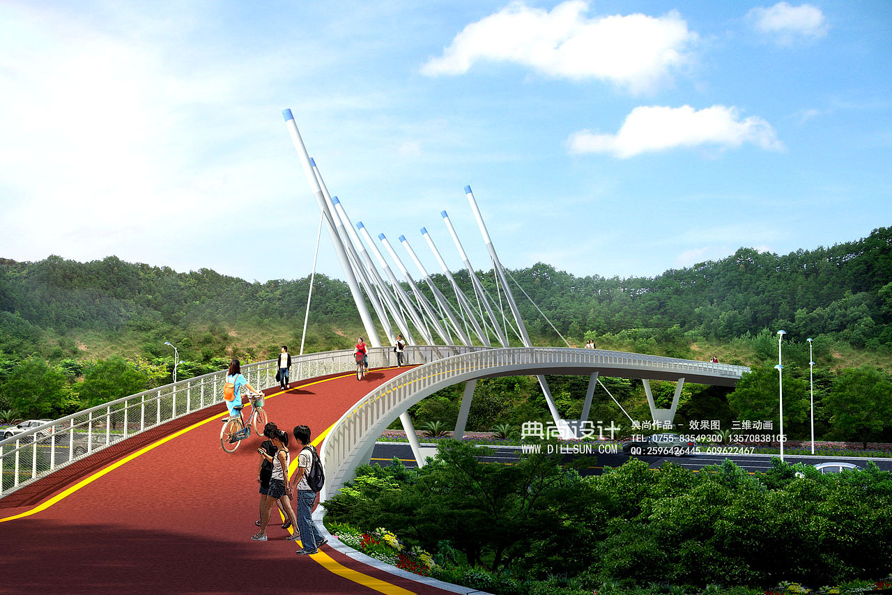 桥梁设计效果图 4
