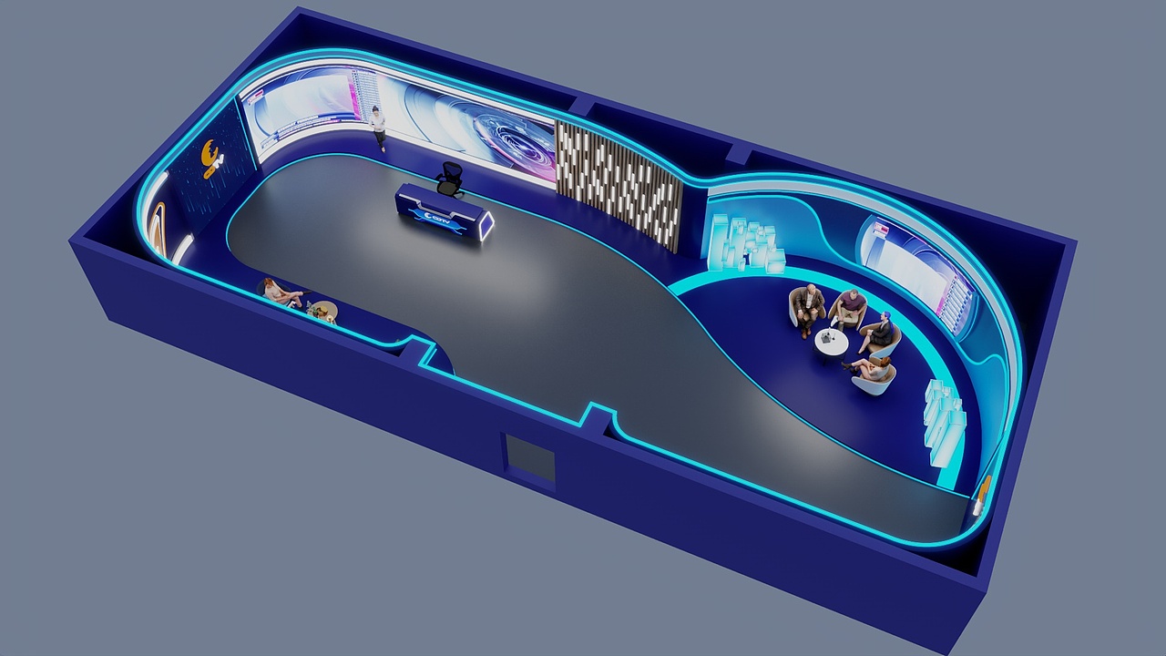 成都电视台演播厅设计方案（图ZMzI4NjgyMjk2） - 建筑/空间 - 站酷设计师baposX原创素材 - 站酷ZCOOL