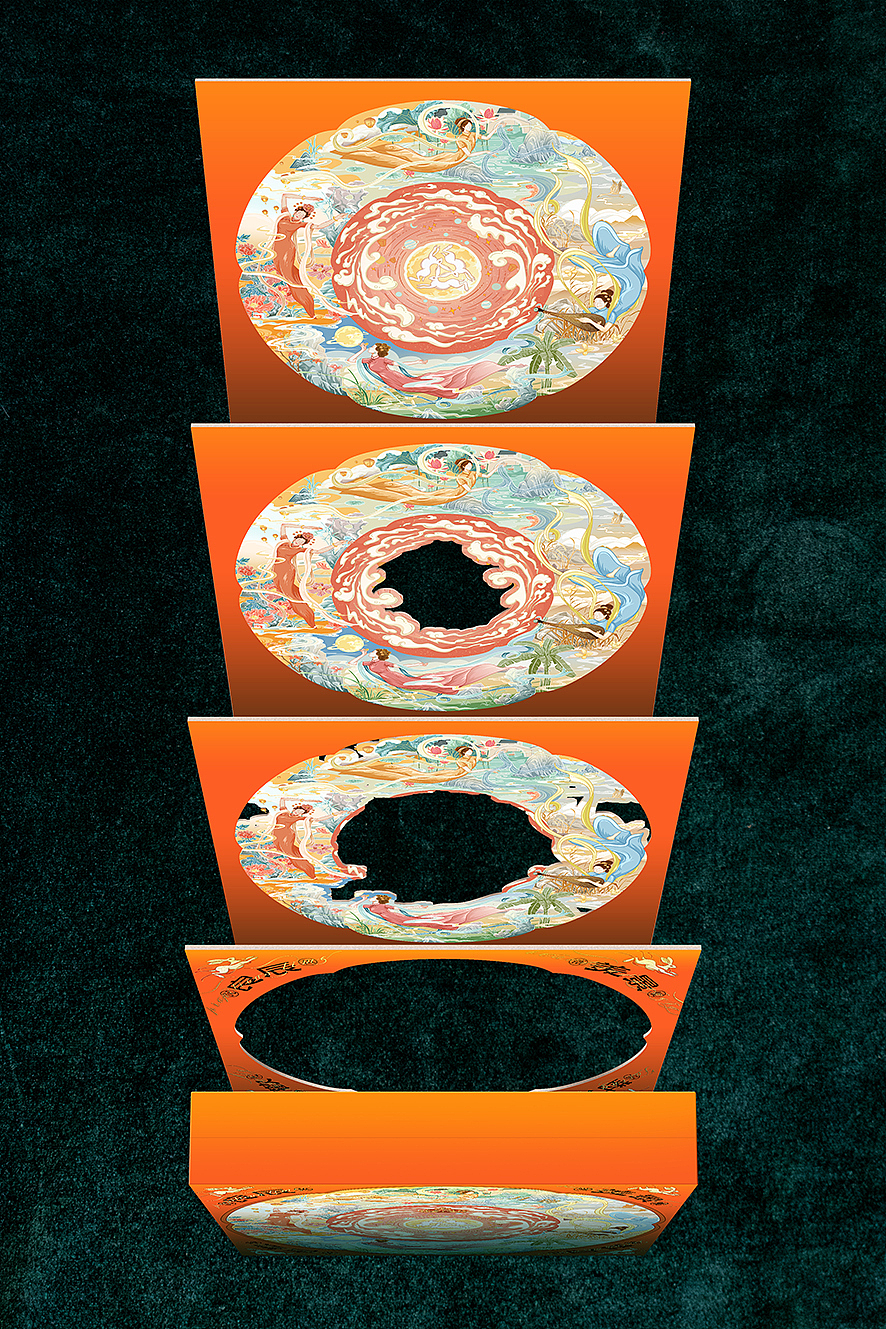 多层纸雕,层次更加丰富