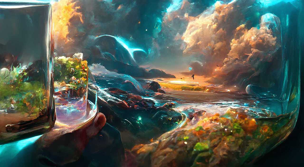 杯中世界-ayu醒梦如画-58/365（图ZMjk5MjI1MjE2） - 儿童插画 - 站酷设计师AYUS原创素材 - 站酷ZCOOL