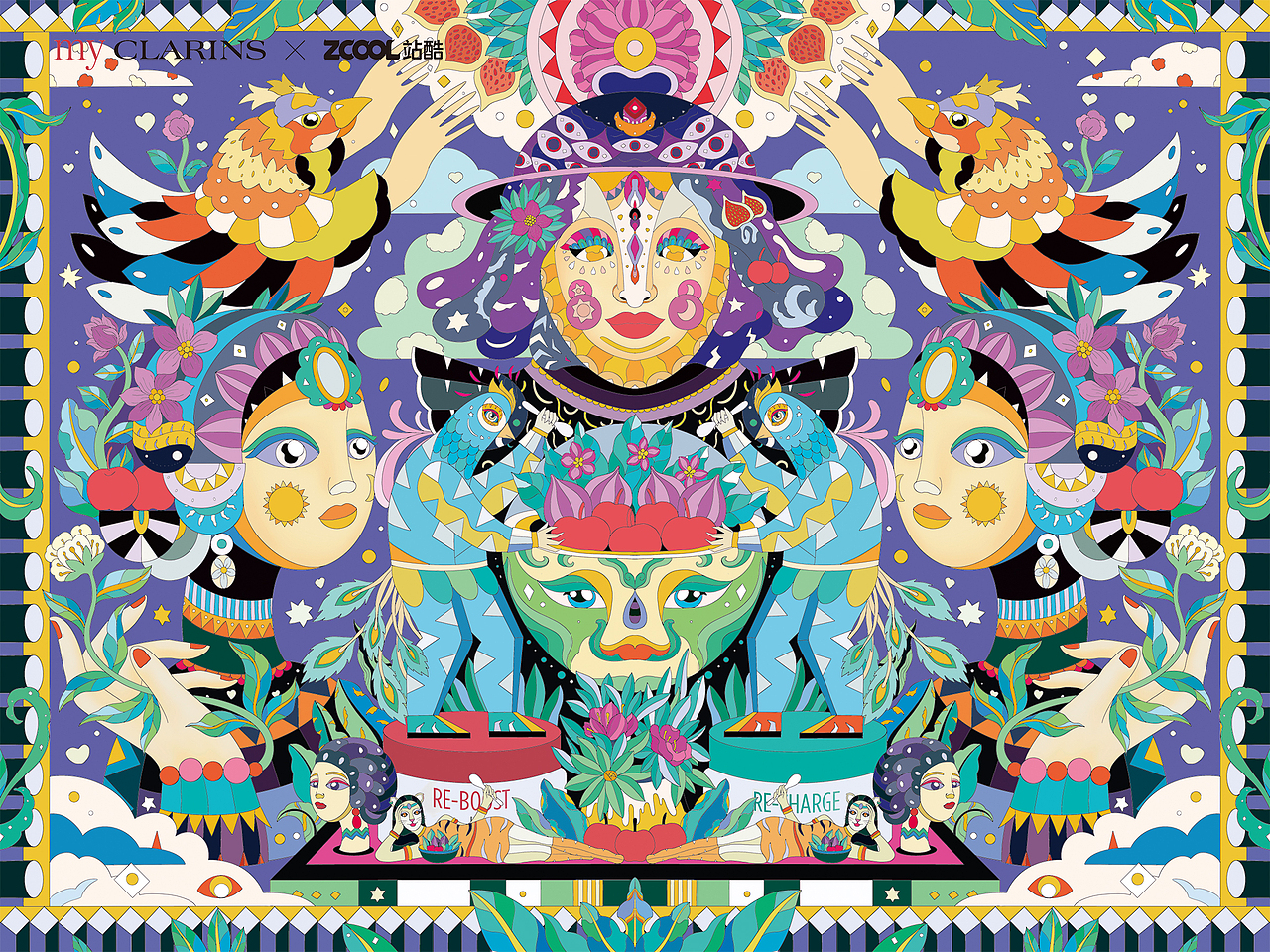 「my CLARINS寻找天然好食肌」-美肌守护（图ZMjk4NjQ3ODIw） - 海报 - 站酷设计师seed_原创素材 - 站酷ZCOOL