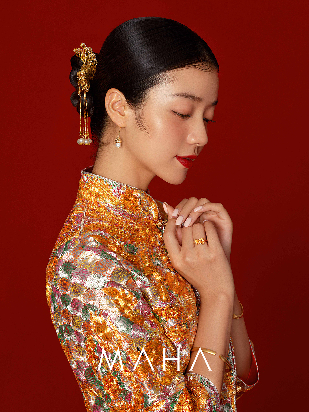 MAHA丨新中式喜嫁婚纱（图ZMzYwOTMxMjI4） - 婚礼摄影 - 站酷设计师MAHA贾潇原创素材 - 站酷ZCOOL