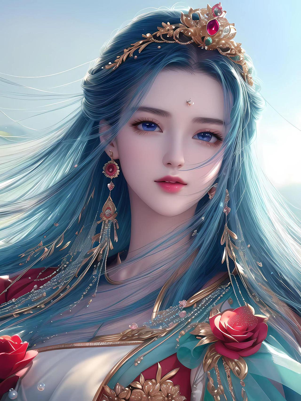 AI古装美女头像集合！（图ZMzI5NjM1Nzgw） - AI作品 - 站酷设计师未来日记预言者原创素材 - 站酷ZCOOL