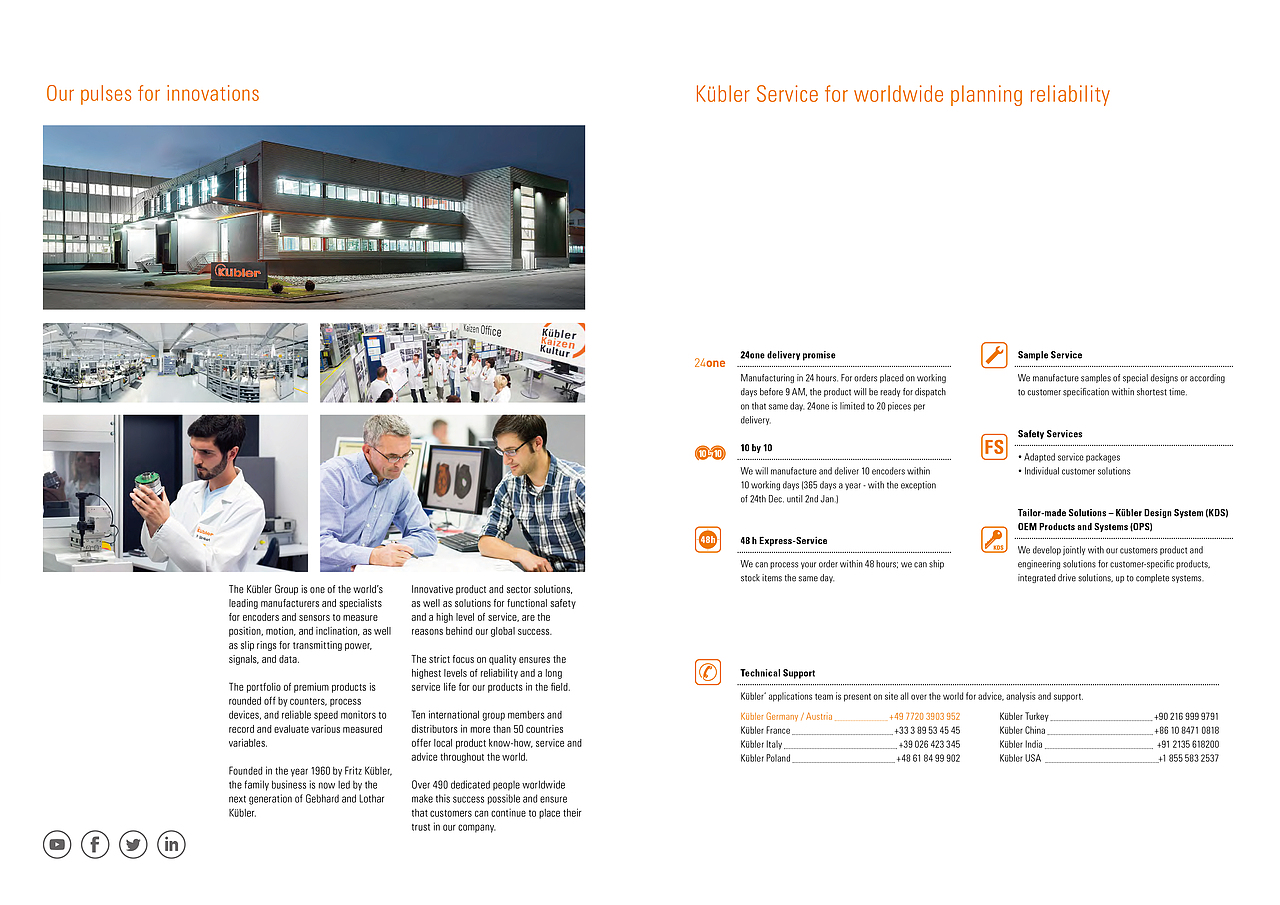 分享 · 德国Kübler库伯勒自动化脉冲系列产品画册