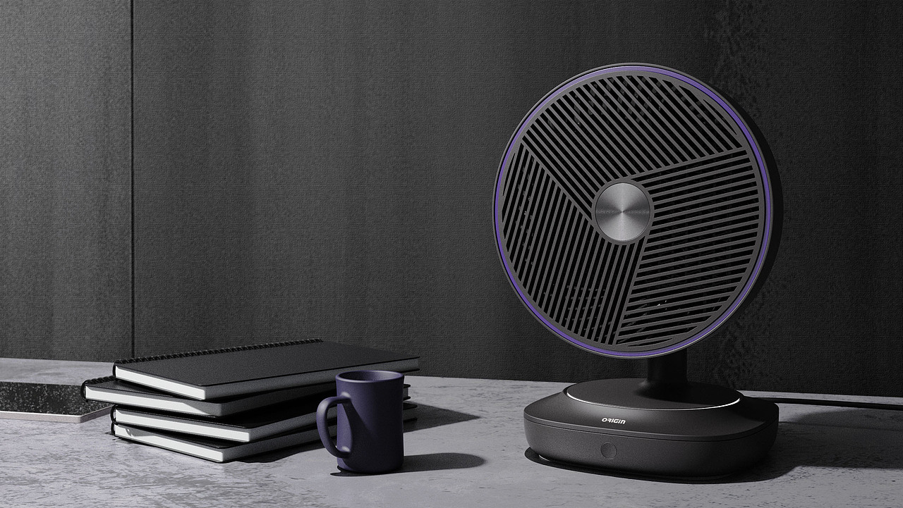 “默”桌面静音风扇