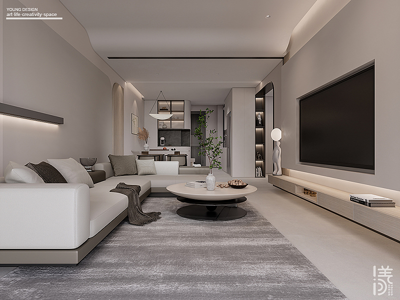 湖畔林间,摇椅悠然,家的温馨正在升温......