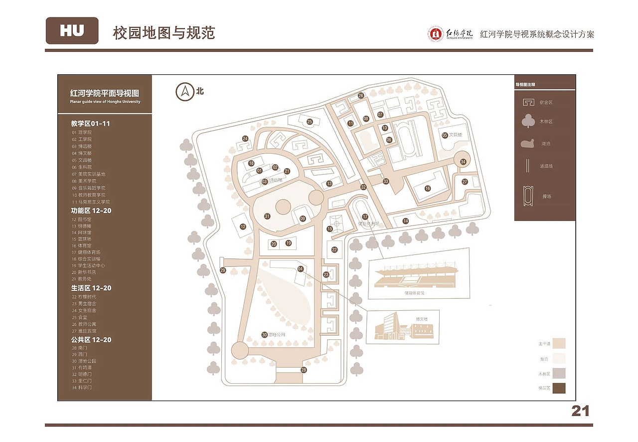 红河学院导视系统概念设计方案（图ZMzM0MTM4NjM2） - 其他平面 - 站酷设计师cloudsheep霄原创素材 - 站酷ZCOOL