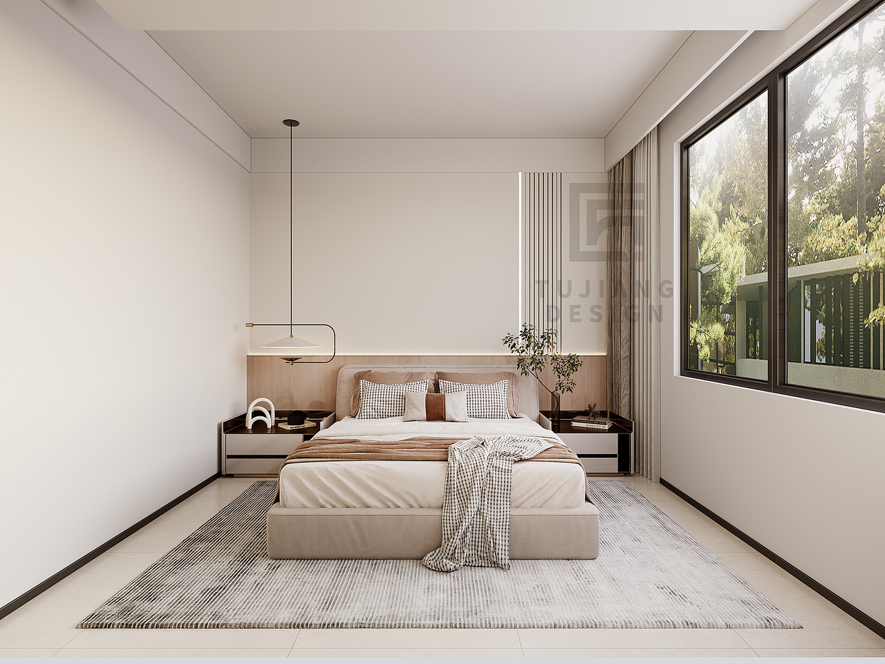 现代豪宅,没有土豪气的别墅设计,返璞归真、自然舒适