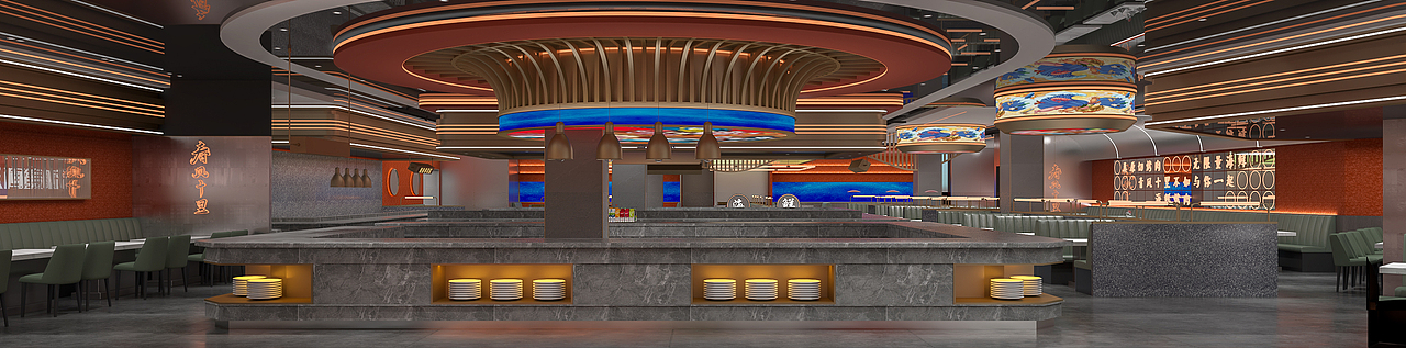 海鲜自助烤肉设计