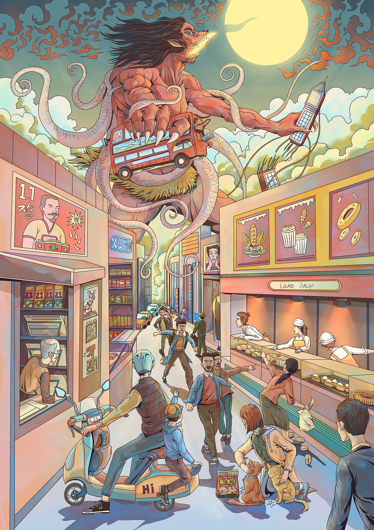 行水娃—2023年度插画总结（图ZMzYxMzA0NjUy） - 商业插画 - 站酷设计师行水娃原创素材 - 站酷ZCOOL