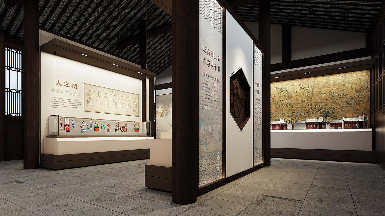 南京市民俗博物馆（图ZMzU4MzIxMTQw） - 展陈设计 - 站酷设计师一百多斤的人儿原创素材 - 站酷ZCOOL