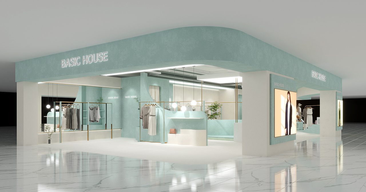 遥望·BASIC HOUSE丨直播间设计丨（图ZMzU2MjI4NjYw） - 展陈设计 - 站酷设计师爷傲奈我何丨原创素材 - 站酷ZCOOL