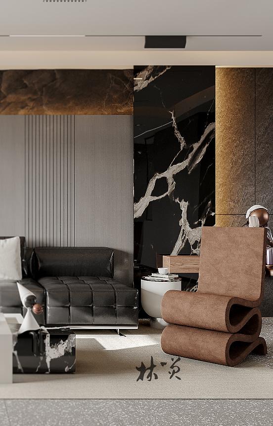 意式轻奢大平层,恰到好处的高级感