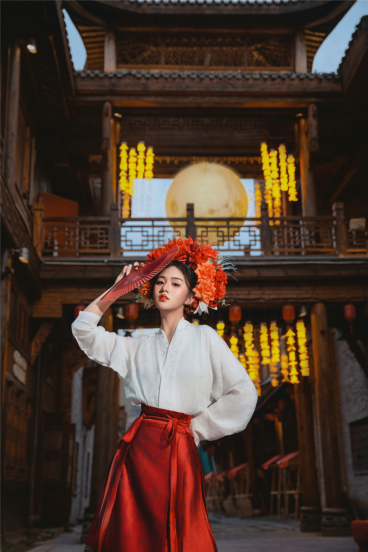 簪花马面裙绝绝子，[机智]刻在中国DNA的浪漫🥰（图ZMzY1Mjc3OTI0） - 修图/后期 - 站酷设计师丶十三丶原创素材 - 站酷ZCOOL