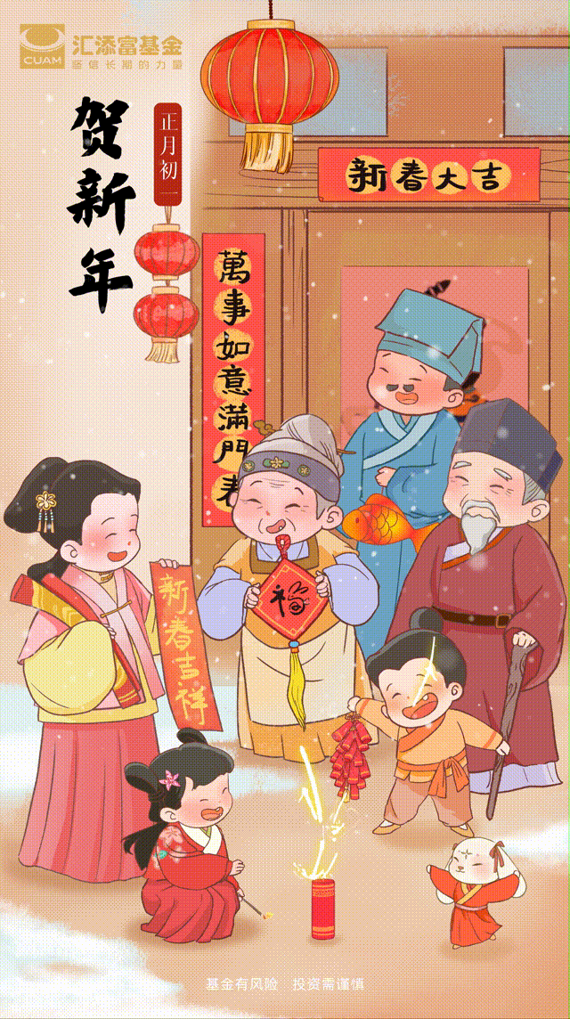汇添富基金|古风年俗创意海报&表情包制作