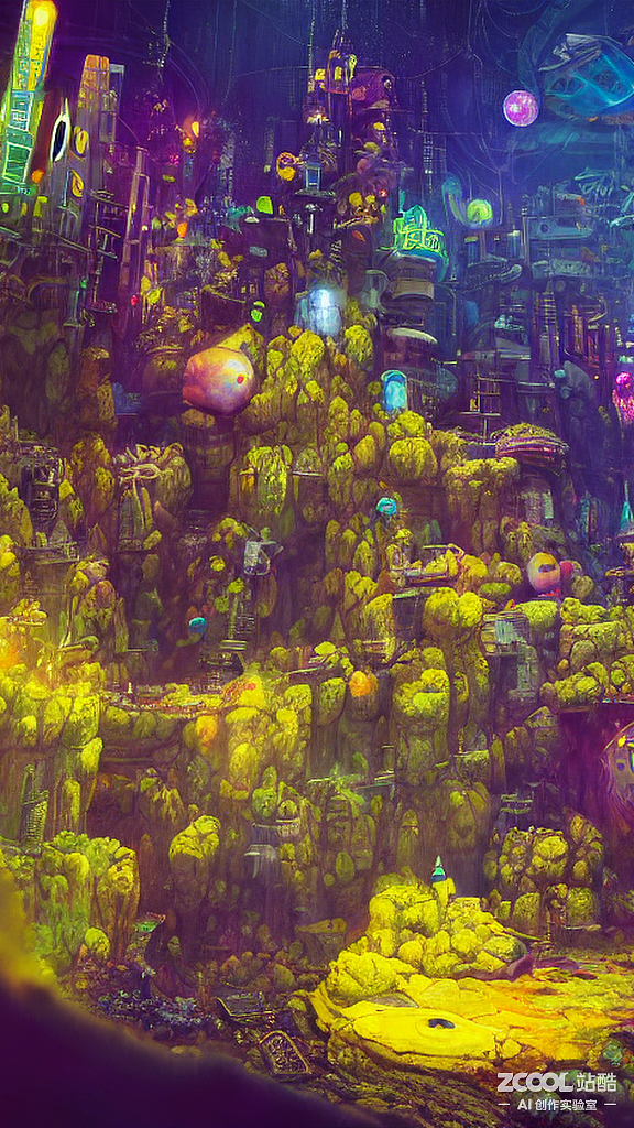 #AI创作实验室#【海绵宝宝的新世界(柠檬X海绵)】