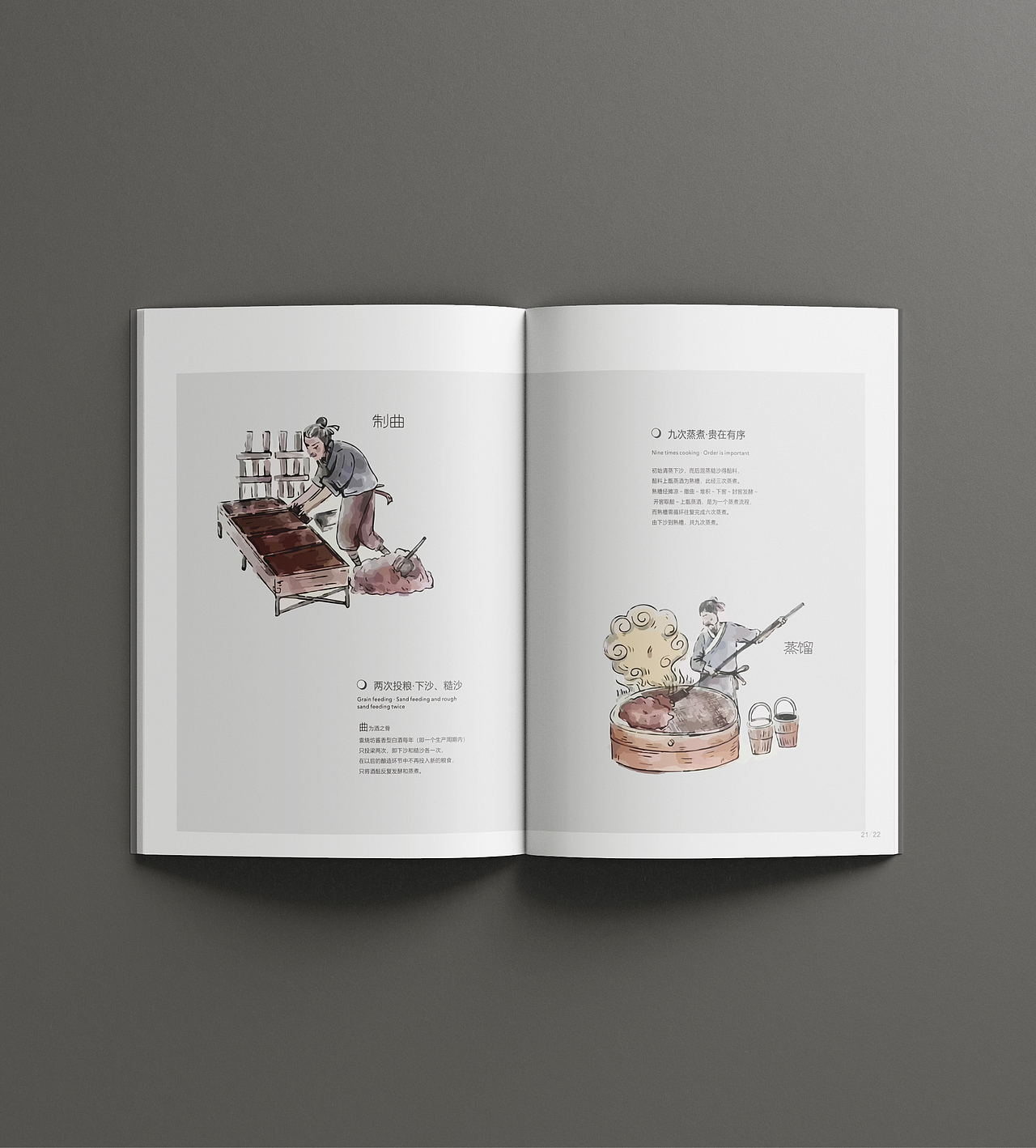 文化内涵丰富的白酒类画册设计，时代和文化结合一稿过