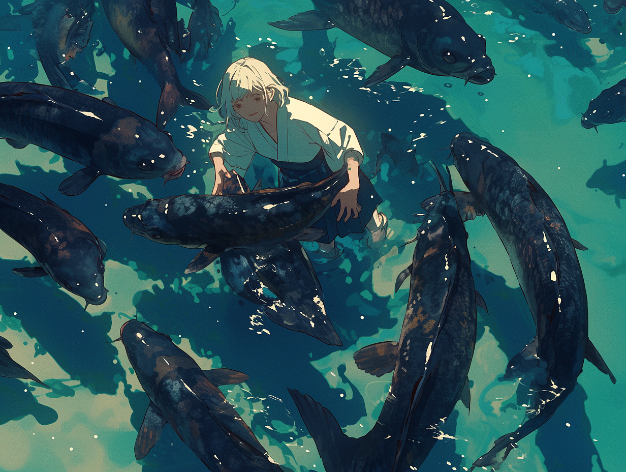 捕鱼与少年（图ZMzY2NjUxMjMy） - 绘本 - 站酷设计师能力棒001原创素材 - 站酷ZCOOL