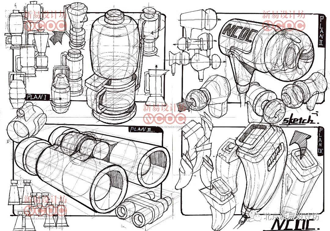 工业设计考研手绘线稿（图ZMzQ4MTcxNDk2） - 其他工业/产品 - 站酷设计师新易设计坊原创素材 - 站酷ZCOOL