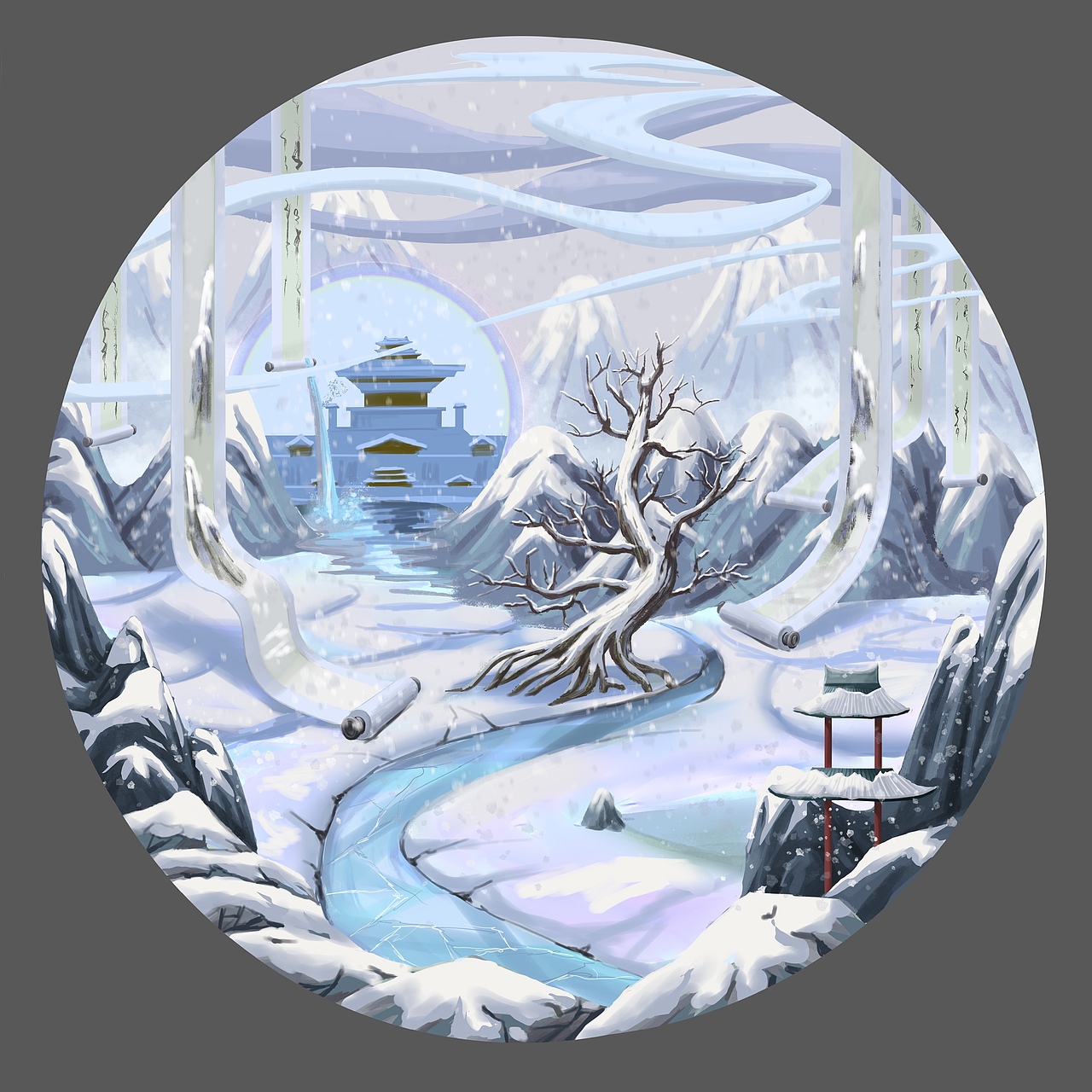 春夏秋冬（图ZMzYxMTE2NTgw） - 概念设定 - 站酷设计师路娜娜原创素材 - 站酷ZCOOL