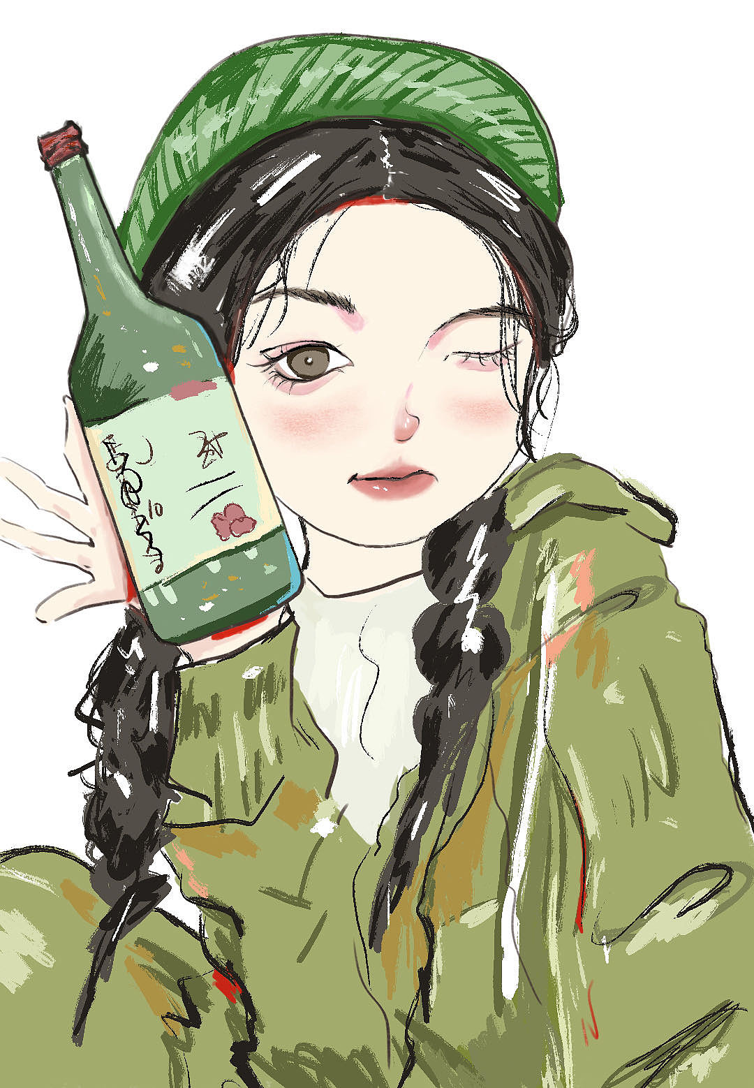 2022年临摹的插画