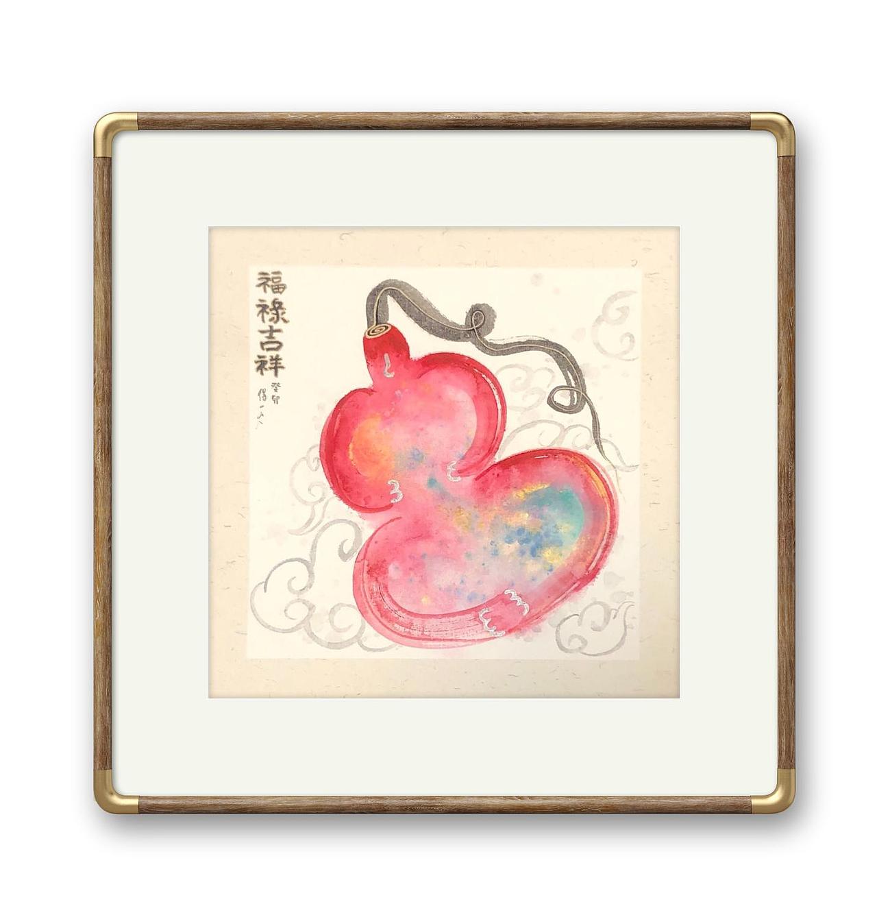 2023水墨中國系列——《葫蘆》（圖ZMzMwNTIyNDcy） - 藝術(shù)插畫 - 站酷設(shè)計師風(fēng)蓮原創(chuàng)素材 - 站酷ZCOOL