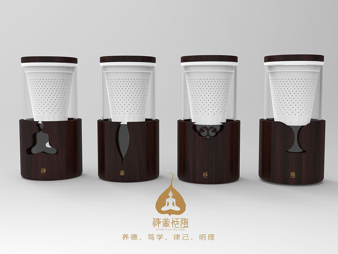 禅茶悟道茶杯茶器设计创意（图ZMzMyNTI3OTEy） - 生活用品 - 站酷设计师化境原创素材 - 站酷ZCOOL