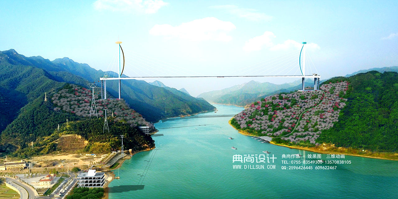 桥梁设计效果图