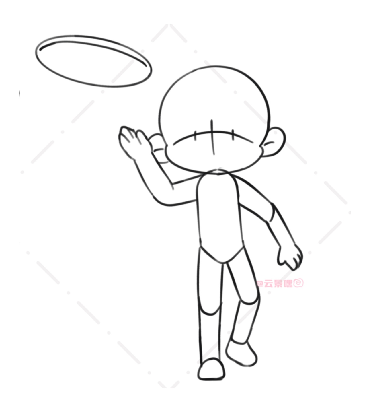 q版人物素体练习（图ZMzI2Njc2NzIw） - 艺术插画 - 站酷设计师云景嘿原创素材 - 站酷ZCOOL