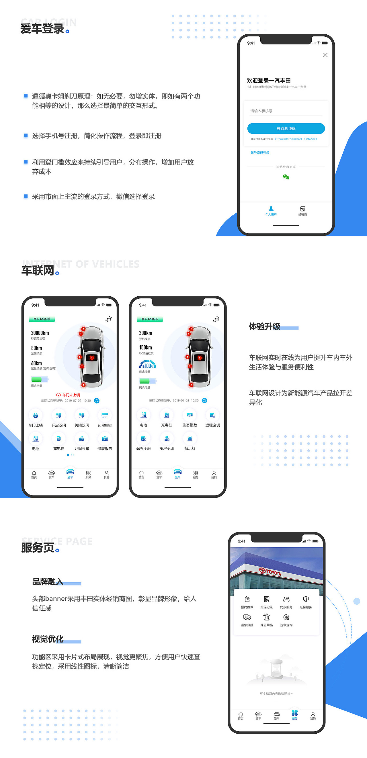 一汽丰田4.0改版优化设计（图ZMzI5NTU0MjI0） - APP界面 - 站酷设计师珊_Chen原创素材 - 站酷ZCOOL