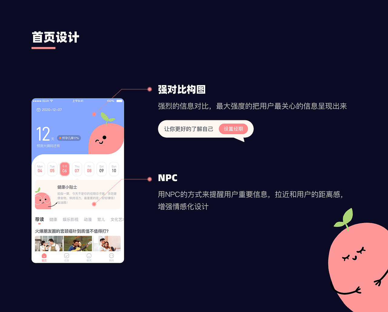 女性健康项目复盘（图ZMzU0NzA2MzI4） - 软件界面 - 站酷设计师小木喵原创素材 - 站酷ZCOOL