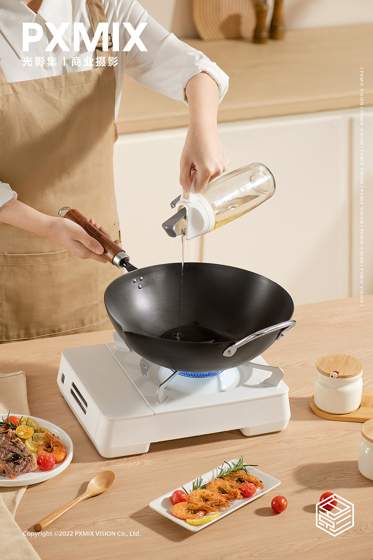 锅具摄影丨陆博士 极铁锅 x 光影集 PXMIX