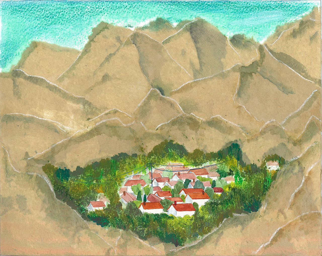 《关于故乡的零散记忆》(图ZMzA0NjQ1NDQw) - 儿童插画 - 站酷设计师雨山Mango原创素材 - 站酷ZCOOL