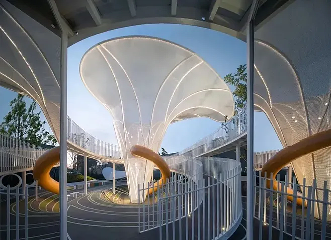 永安不锈钢灯光小品雕塑抽象园林广场户外景观摆件厂家