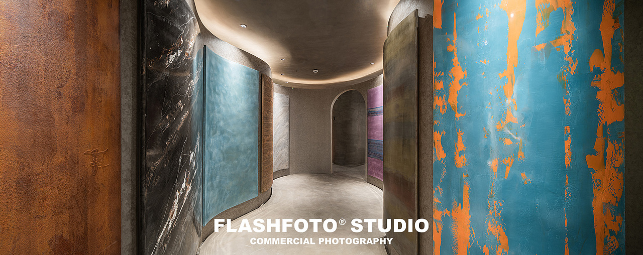 沈阳·吉纳思艺术涂料展厅实景拍摄