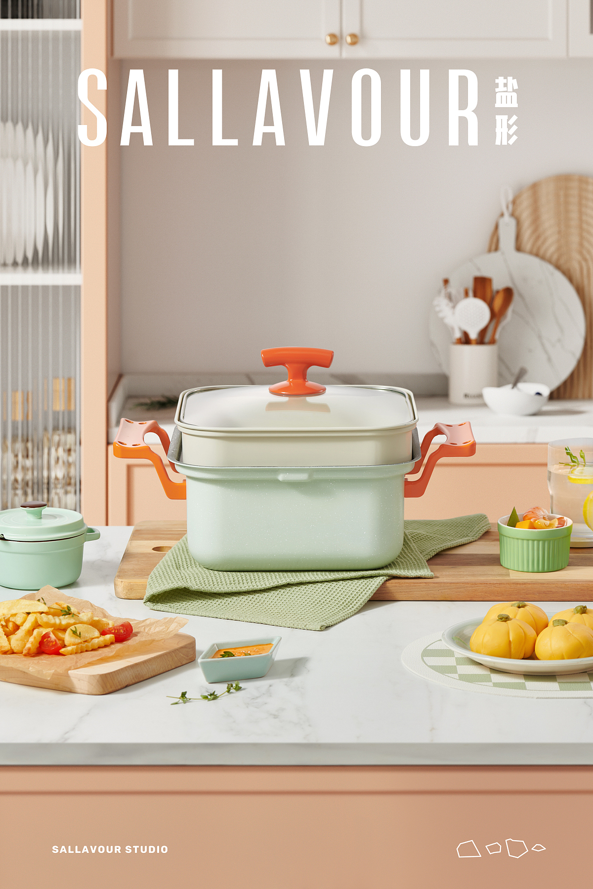 厨具摄影 | 美食美色 燃气炸锅