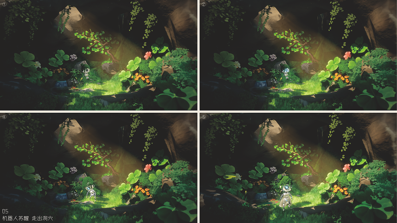 风与三叶草之夏 UE自制短片 10个原创场景 1个简单故事（图ZMzI1MTMwNjI4） - 动画片 - 站酷设计师桔草原创素材 - 站酷ZCOOL