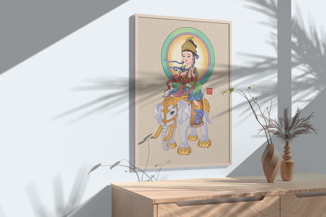 2024｜桃太萌的佛像画（图ZMzcwMDgyMjUy） - 艺术插画 - 站酷设计师桃太萌原创素材 - 站酷ZCOOL