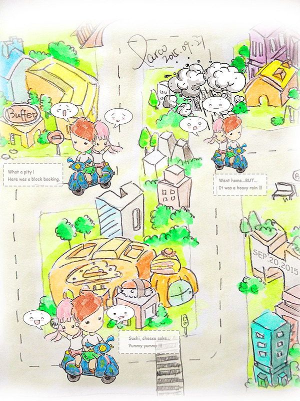 我们约会吧_Q版_手绘（图ZNDQ0MDQ1NjA=） - 艺术插画 - 站酷设计师Parco_Town原创素材 - 站酷ZCOOL