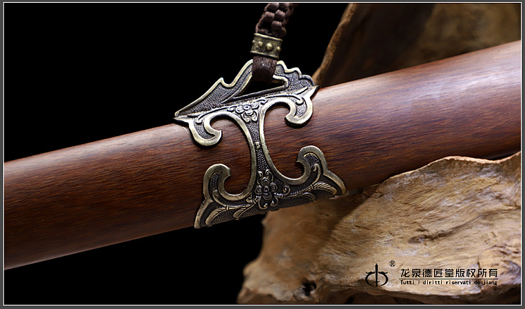 龙泉刀剑青霜双手剑加长版dj2721