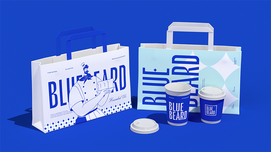BLUEBEARD烘焙面包品牌全案设计(图ZMjg3NTk1MjI4) - 品牌 - 站酷设计师东临Dolin原创素材 - 站酷ZCOOL