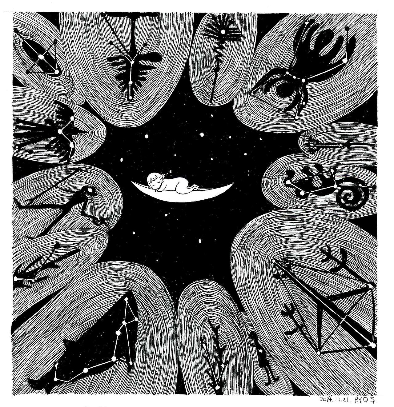 【画梦】（图ZMzM4NjQxNDA=） - 艺术插画 - 站酷设计师早寻原创素材 - 站酷ZCOOL