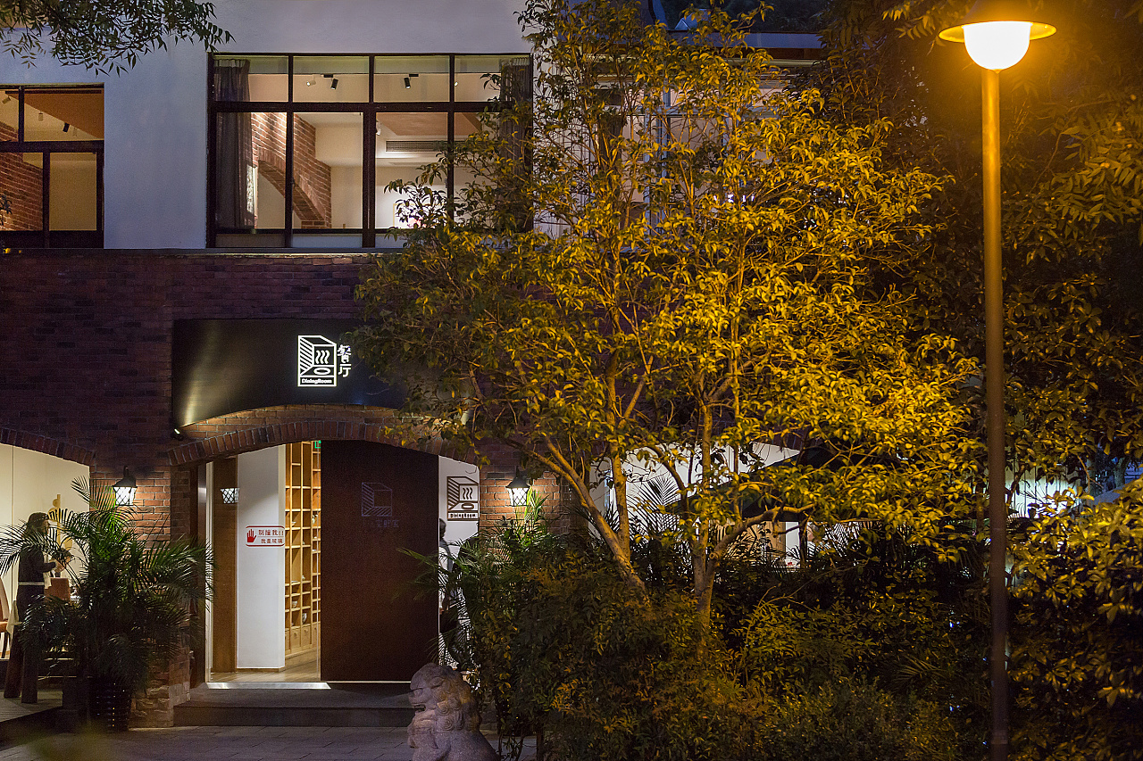 酒店建筑拍摄-杭州满觉陇素食餐厅