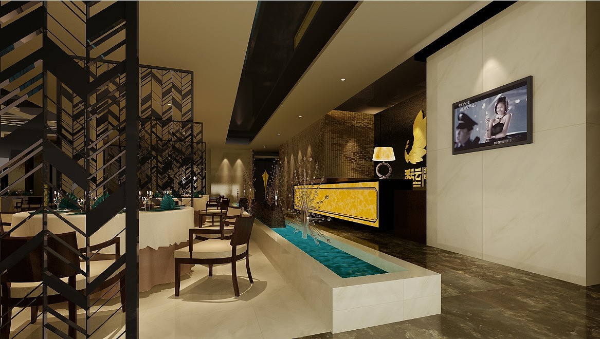 彩云餐厅丨贵阳料理店装修设计（图ZMTIzNTA0MDA4） - 家装设计 - 站酷设计师四川筑格装饰原创素材 - 站酷ZCOOL