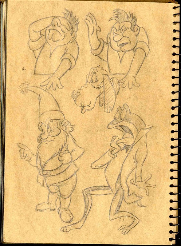 大学期间临摹的作品-Disney