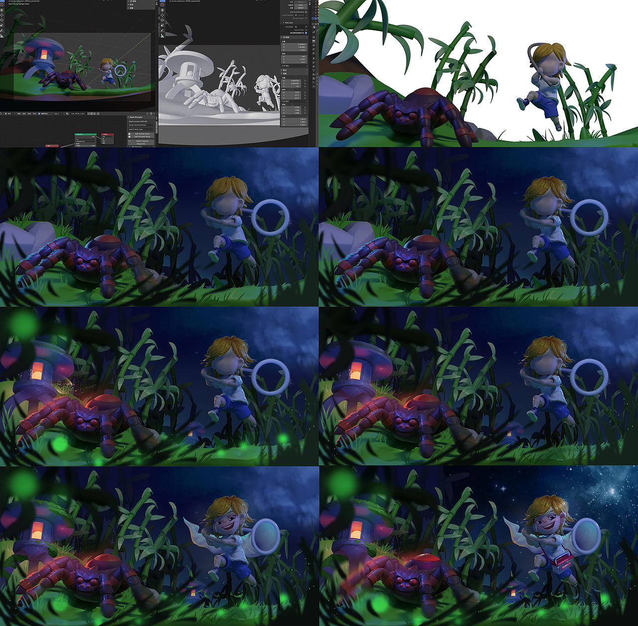 哇 狼蛛！（图ZMjMwNTYwMDMy） - 商业插画 - 站酷设计师菇岛工作室原创素材 - 站酷ZCOOL