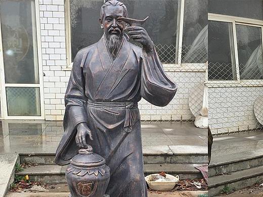 铸铜杜康人物雕塑园林景观雕像大型户外雕塑