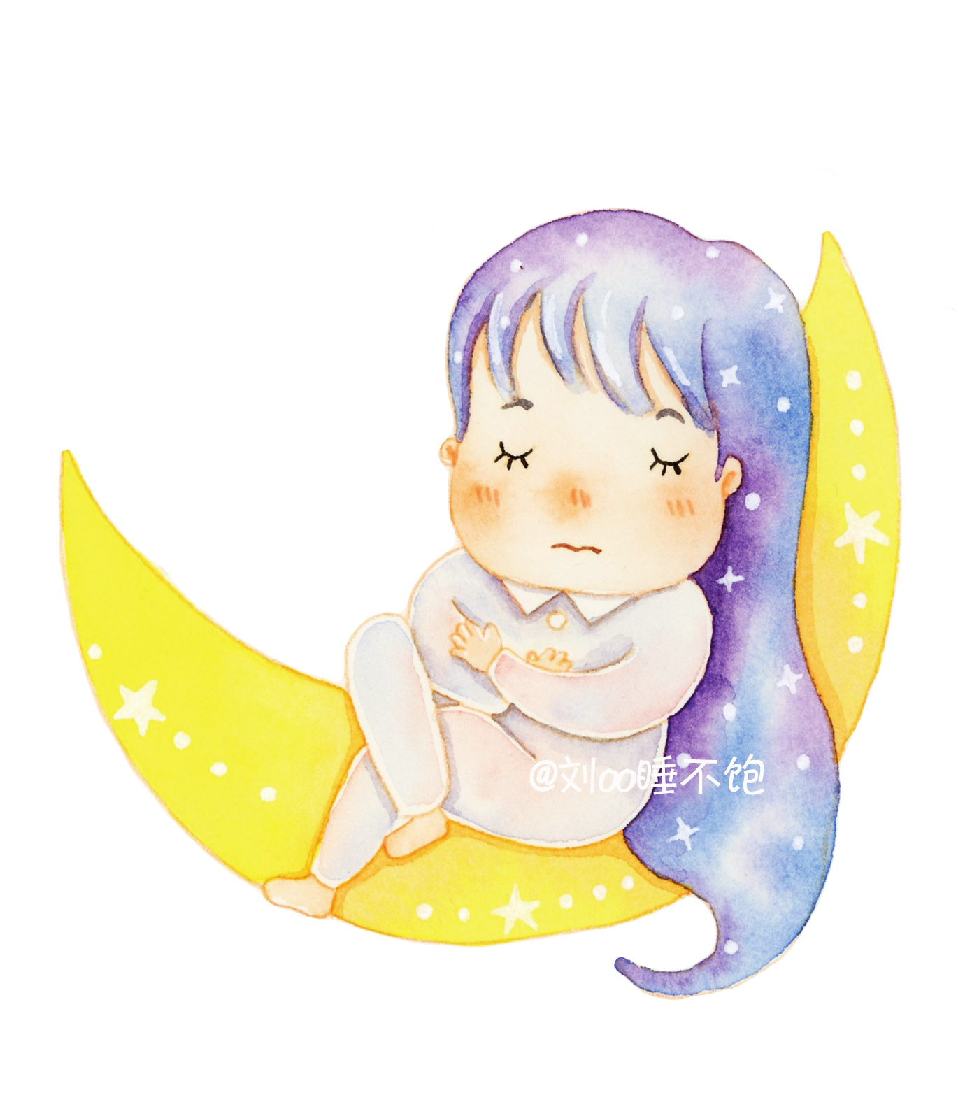小天使|插画|创作习作|刘00睡不饱 - 原创作品 - 站酷 (zcool)