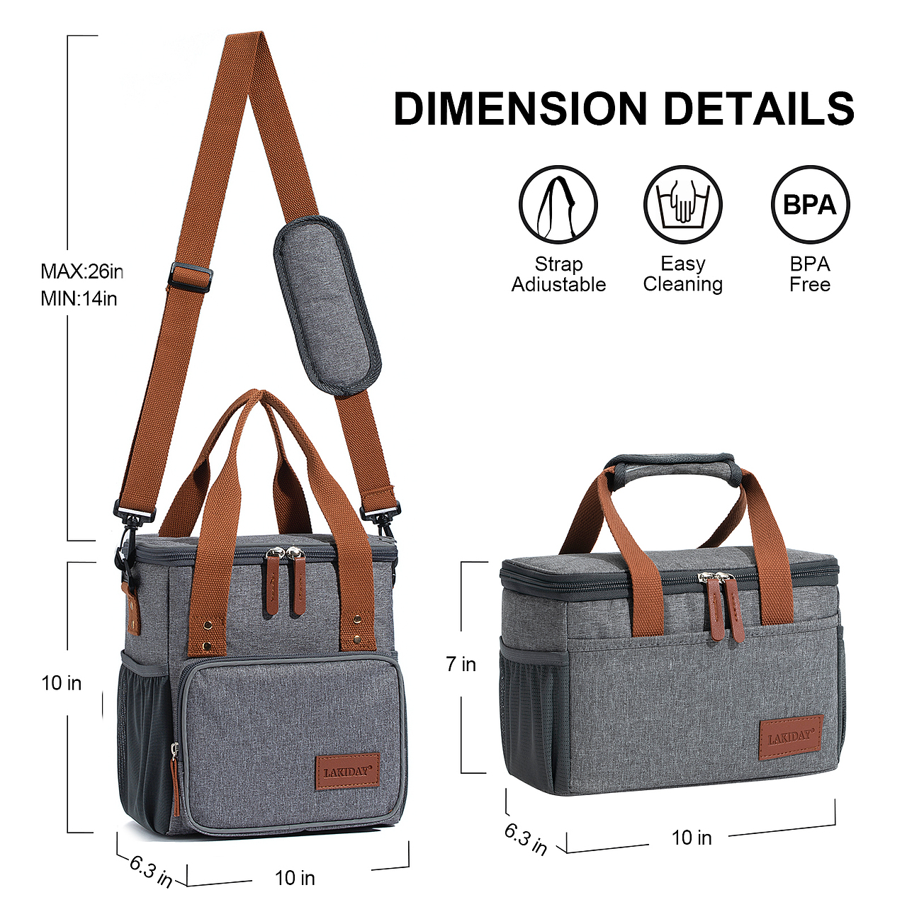 亚马逊保温餐包图片设计